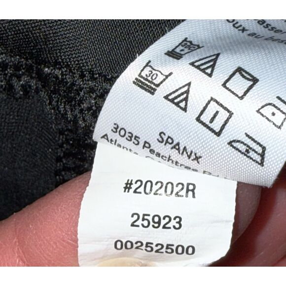 Spanx The Perfect Black Pant Ankle Stretch Medium Legging Ponte Soft Knit Pocket - Picture 15 of 16